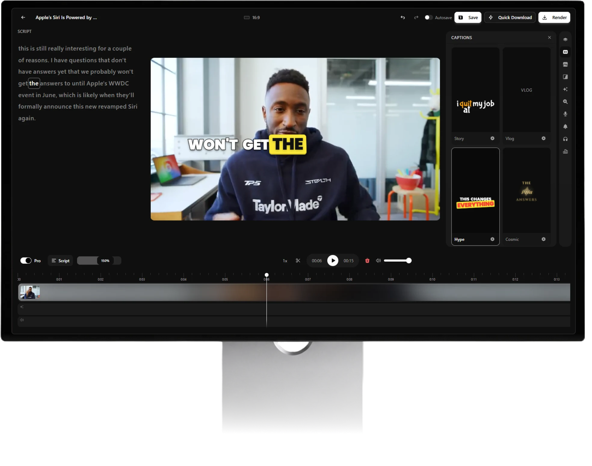Zazu Video editor